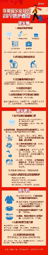 年前返乡，这些防护要点你得知道